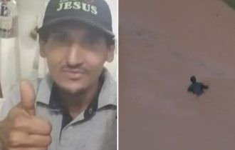Bombeiros entram no 3º dia de buscas por homem desaparecido em enxurrada