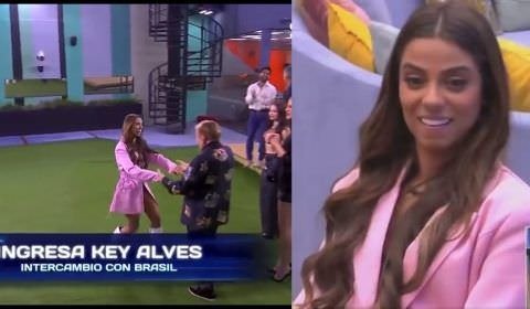 Como foi a chegada de Key Alves à ‘La Casa de los Famosos’, reality mexicano de Dania Mendez