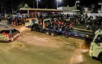 Detran-AM e Polícia Militar atuam no combate aos “rolezinhos” e removem 141 motocicletas em estado irregular