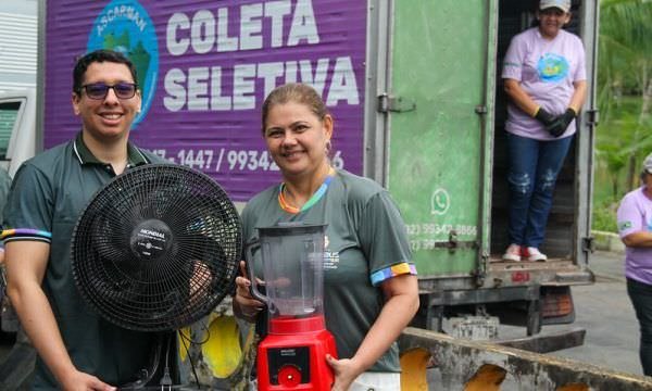 Prefeitura de Manaus e Abree coletam eletroeletrônicos e eletrodomésticos para descarte ambientalmente correto