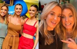 Ticiane Pinheiro e Ana Paula Siebert curtem festa com a primeira mulher de Roberto Justus
