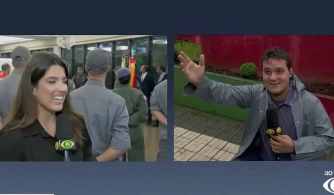 Vídeo: repórter pede colega em casamento ao vivo