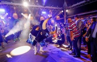 Parintinenses levam a arte e o folclore para o lançamento do 56º Festival Folclórico de Parintins, em Brasília