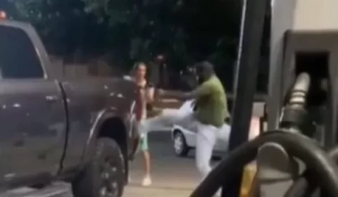 Cenas fortes: após briga de trânsito, homem atira em outro