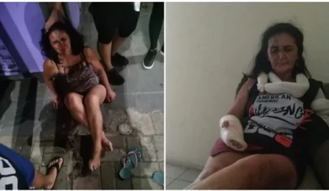 Mulher é brutalmente agredida por entrar em ônibus com lata de cerveja