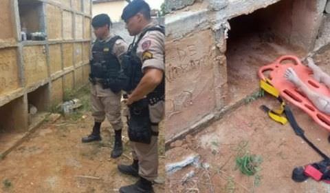 Mulher é resgatada de túmulo após ser enterrada viva