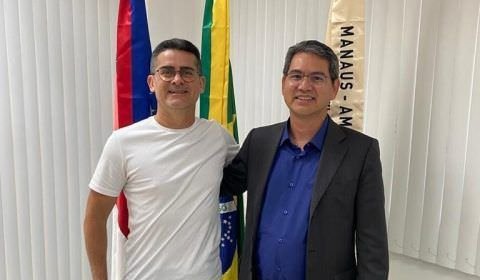 Prefeito recebe presidente da Abraciclo e discute ampliação do polo de duas rodas na ZFM