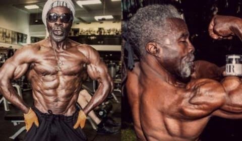 'Vovô maromba' de 76 anos levanta pesos de até 100 kg nos braços e 220 kg nas pernas e faz sucesso