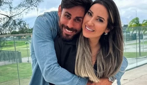 Amanda e Cara de Sapato vão juntos a festival de Luan Santana