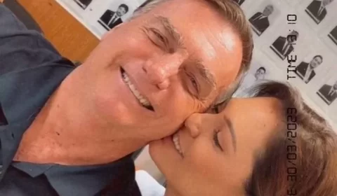 Bolsonaro: “Descobri a veia política da Michelle”; veja vídeo