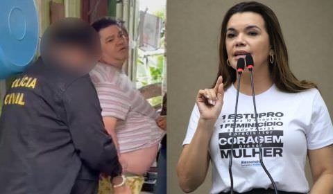 Deputada Alessandra Campelo exalta prisão de agressor de mulher do Viver Melhor: ‘que sirva de exemplo’