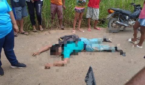 Homem é morto a queima-roupa na estrada da Emade em Tefé; imagens fortes