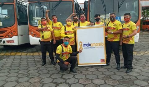 Maio Amarelo: Motoristas do Transporte coletivo recebem palestras sobre o trânsito mais seguro