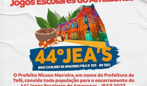 Polo IV do 44º Jogos Escolares do Amazonas encerra nesta sexta-feira, (26), em Tefé. Evento reuniu esportistas de cinco municípios