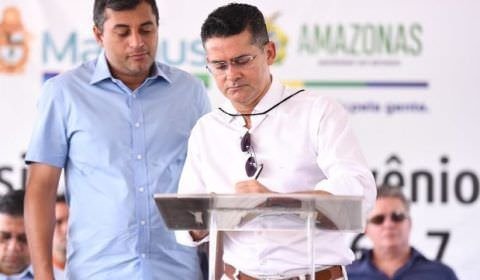 Prefeito David Almeida assina ordem de serviço para a construção do T7, na zona Norte