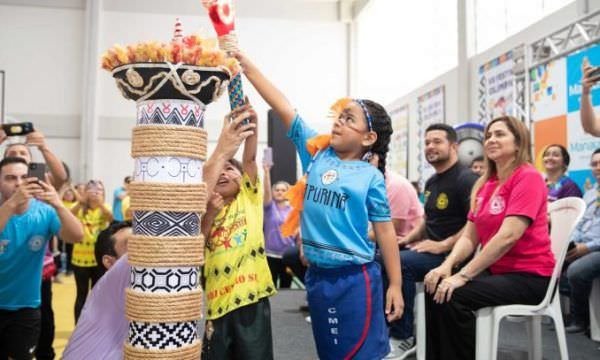 Prefeitura de Manaus realiza abertura do VIII festival olímpico com estudantes da educação infantil da Semed