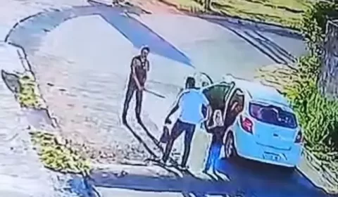 Vídeo: motorista de app parte para cima de pai e criança autista com taco de beisebol