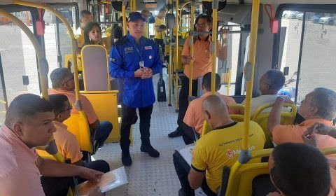 Yamaha leva atividade de conscientização no trânsito para trabalhadores do transporte coletivo