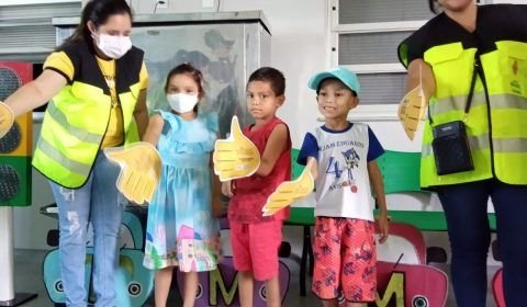 Prefeitura leva ações de educação sobre trânsito a empresas e órgãos públicos de Manaus