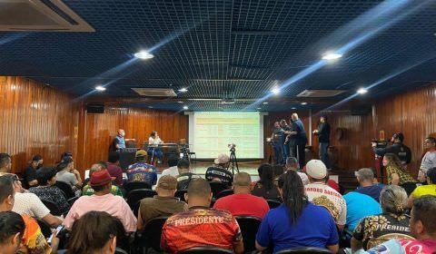 Agremiações participam do Sorteio da categoria Ouro do Festival Folclórico do Amazonas 2023