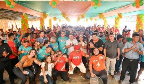 Com as bençãos do prefeito David Almeida, Avante realiza ato de filiação do empresário de Manaquiri Mário Augusto