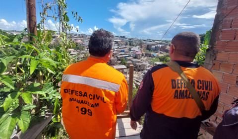 Manaus registra quatro risco de desabamento e três deslizamento