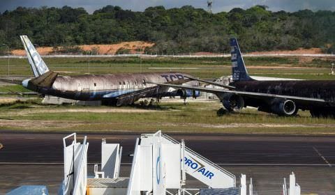 MPF acompanha situação de abandono de aeronaves no Aeroporto Internacional de Manaus