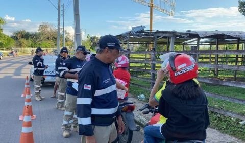 Parintins 2023: Detran Amazonas inicia ações de conscientização e promove blitz educativa