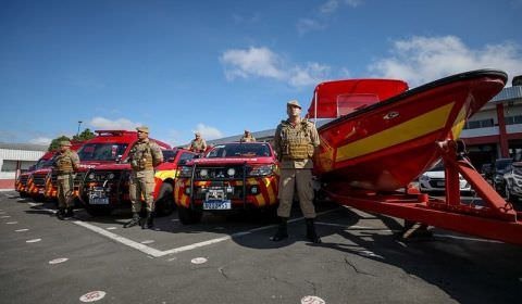 Pela primeira vez, Corpo de Bombeiros tem veículos de Unidades de Resgate em todos os postos na capital