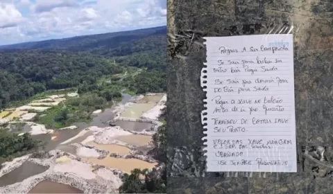 PF acha 'regras' em acampamento do garimpo ilegal no AM e investiga se local era usado para prostituição