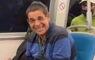 VÍDEO: A reação de Zeca Pagodinho ao andar de metrô pela primeira vez