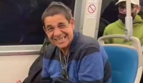 VÍDEO: A reação de Zeca Pagodinho ao andar de metrô pela primeira vez
