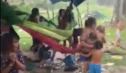 Vídeo: tempestade derruba acampamento Yanomami no Amazonas