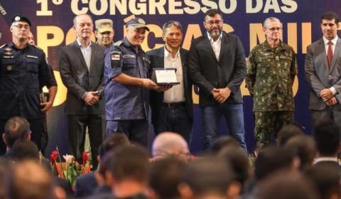 Wilson Lima destaca integração das forças de segurança para proteção da Amazônia em encontro de PMs do Norte
