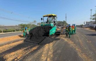 Com 96% de execução, Wilson Lima vistoria reta final dos trabalhos no Complexo Viário Anel Sul