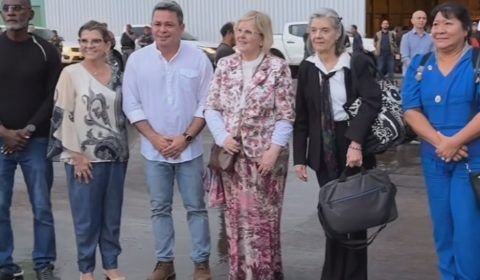 Ao lado do vice-governador do AM, Rosa Weber e Cármen Lúcia visitam São Gabriel da Cachoeira