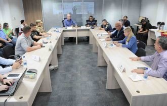 Representantes das Forças de Segurança do Amazonas participam de reunião de alinhamento para fortalecimento de ações no Estado