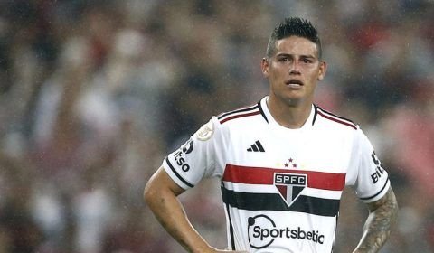 James pode desfalcar o São Paulo contra o Flamengo e motivo vem à tona