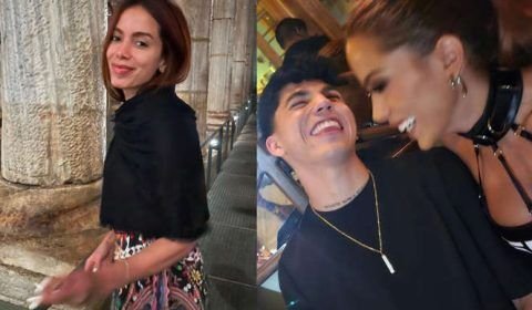 Após terminar relacionamento, Anitta é flagrada com jogador mexicano