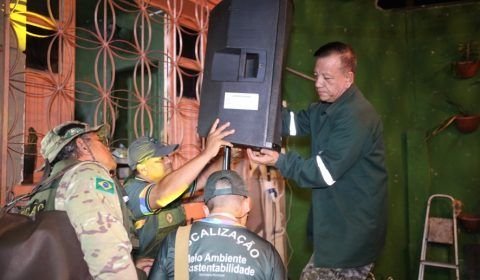 Prefeitura de Manaus apreende quatro caixas de som durante operação em combate à poluição sonora