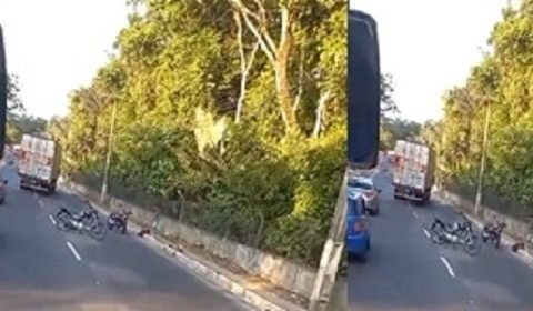 Acidente na Avenida do Turismo deixa uma pessoa lesionada