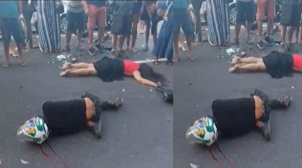 Acidente na Avenida Max Teixeira deixa casal gravemente ferido