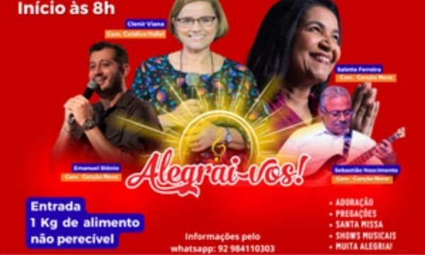 ALEGRAI-VOS: Um Evento que vai te ajudar Encontrar Alegria e Esperança em Meio aos Desafios Atuais