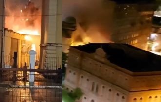 Incêndio atinge Universidade Federal