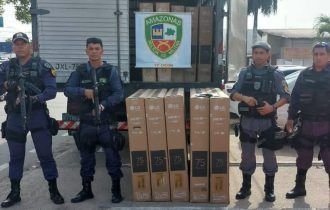 Mulher é presa com 10 televisores furtados de empresa em Manaus