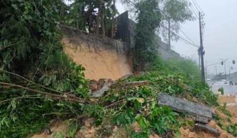Prefeitura registra cinco ocorrências durante a chuva desta quarta-feira