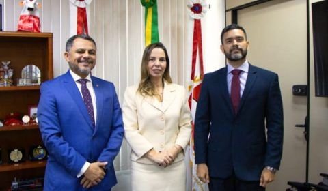 Procurador-Geral de Justiça do Amazonas recebe visita institucional da Procuradora-Geral do Ministério Público de Contas