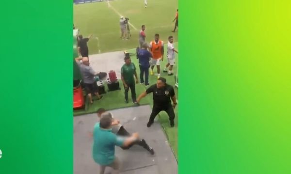 Vídeo mostra socos de gerente e presidente do Amazonas a preparador físico e atleta do Paysandu