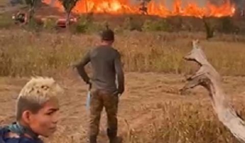 Após incêndio em Manaquiri, Amazonas amanhece coberto de fumaça