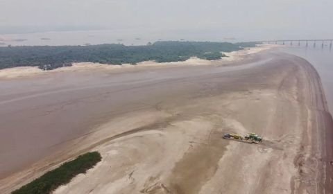 Calor extremo: imagens mostram áreas atingidas e comunidades isoladas pela seca no interior do Amazonas